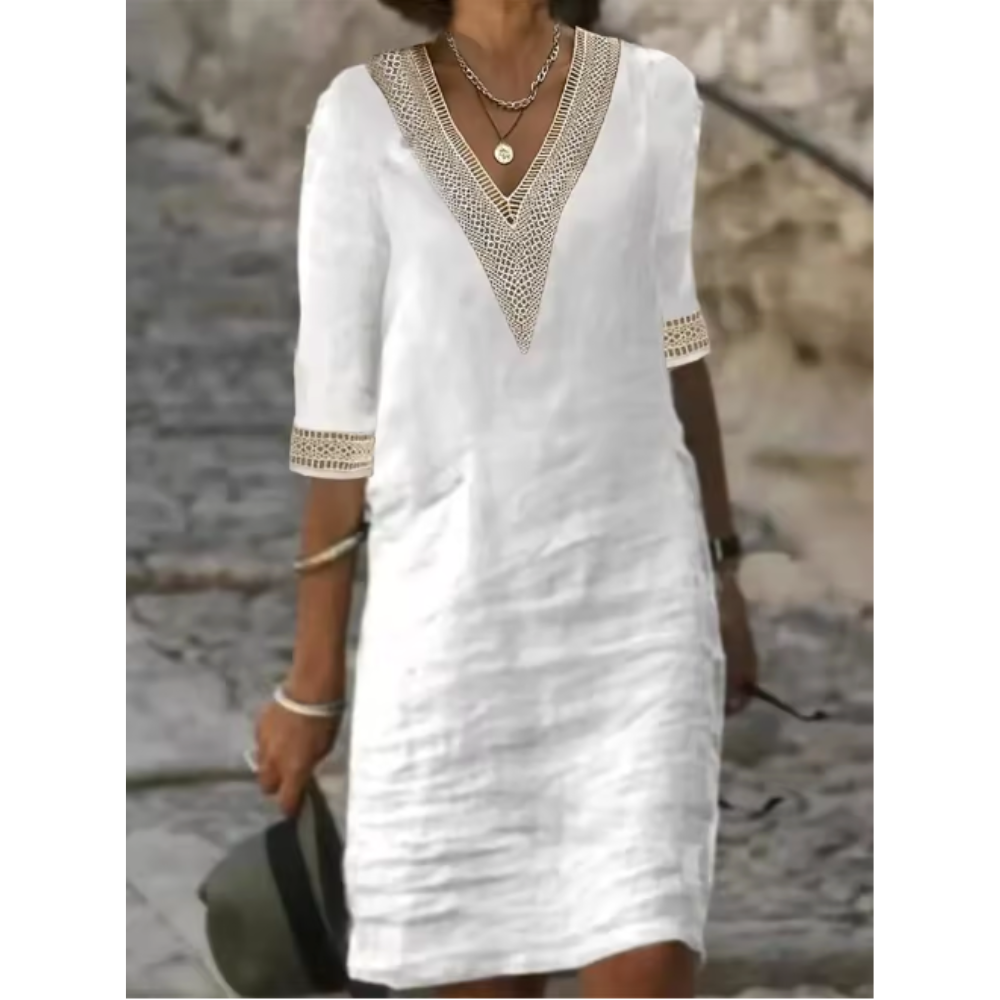 CELESTINE | Cette robe blanche qui révèle votre élégance naturelle