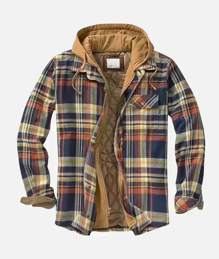 LÉO | Veste patchwork à carreaux