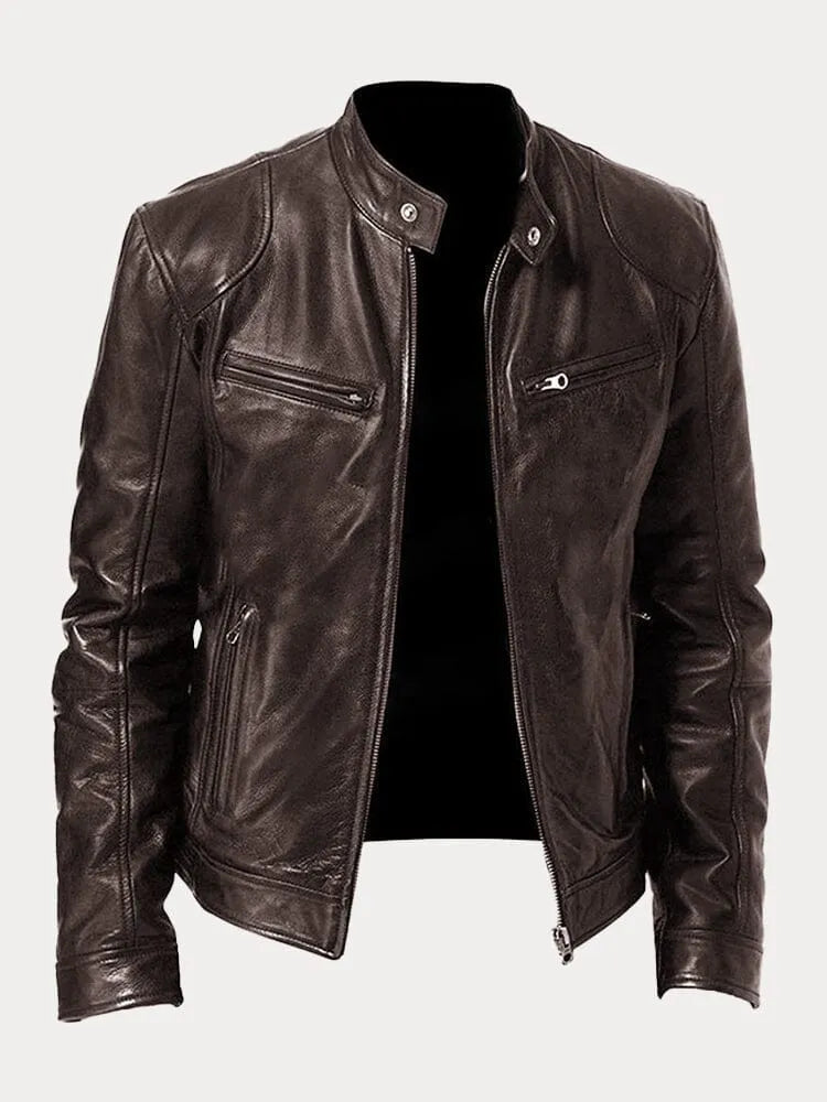 MAXIME | Veste décontractée en cuir