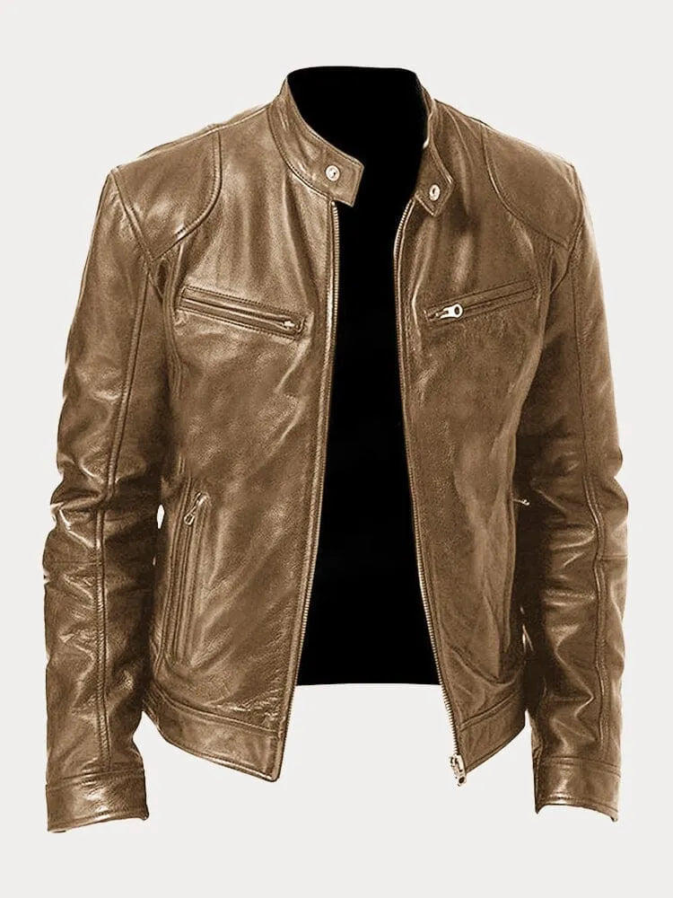 MAXIME | Veste décontractée en cuir