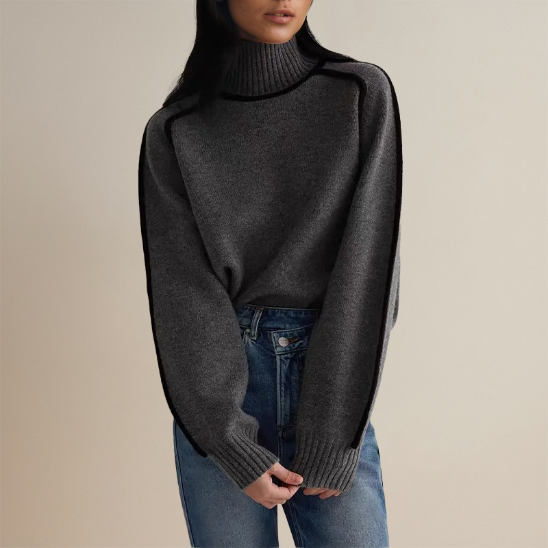 ALINA| Pull col roulé