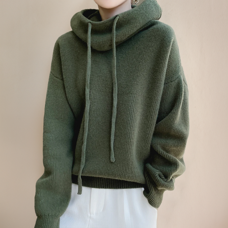 JUSTINE | Sweat à capuche en maille