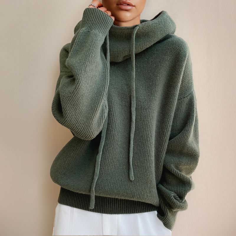 JUSTINE | Sweat à capuche en maille