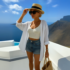 ZOË|Blouse décontractée de style Ibiza