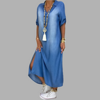ALICIA | Robe longue en jean
