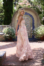 ELLA | Robe couleur pêche
