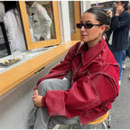 FAYE | Veste en cuir oversize