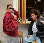 FAYE | Veste en cuir oversize