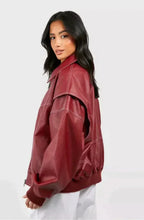 FAYE | Veste en cuir oversize