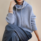 JUSTINE | Sweat à capuche en maille