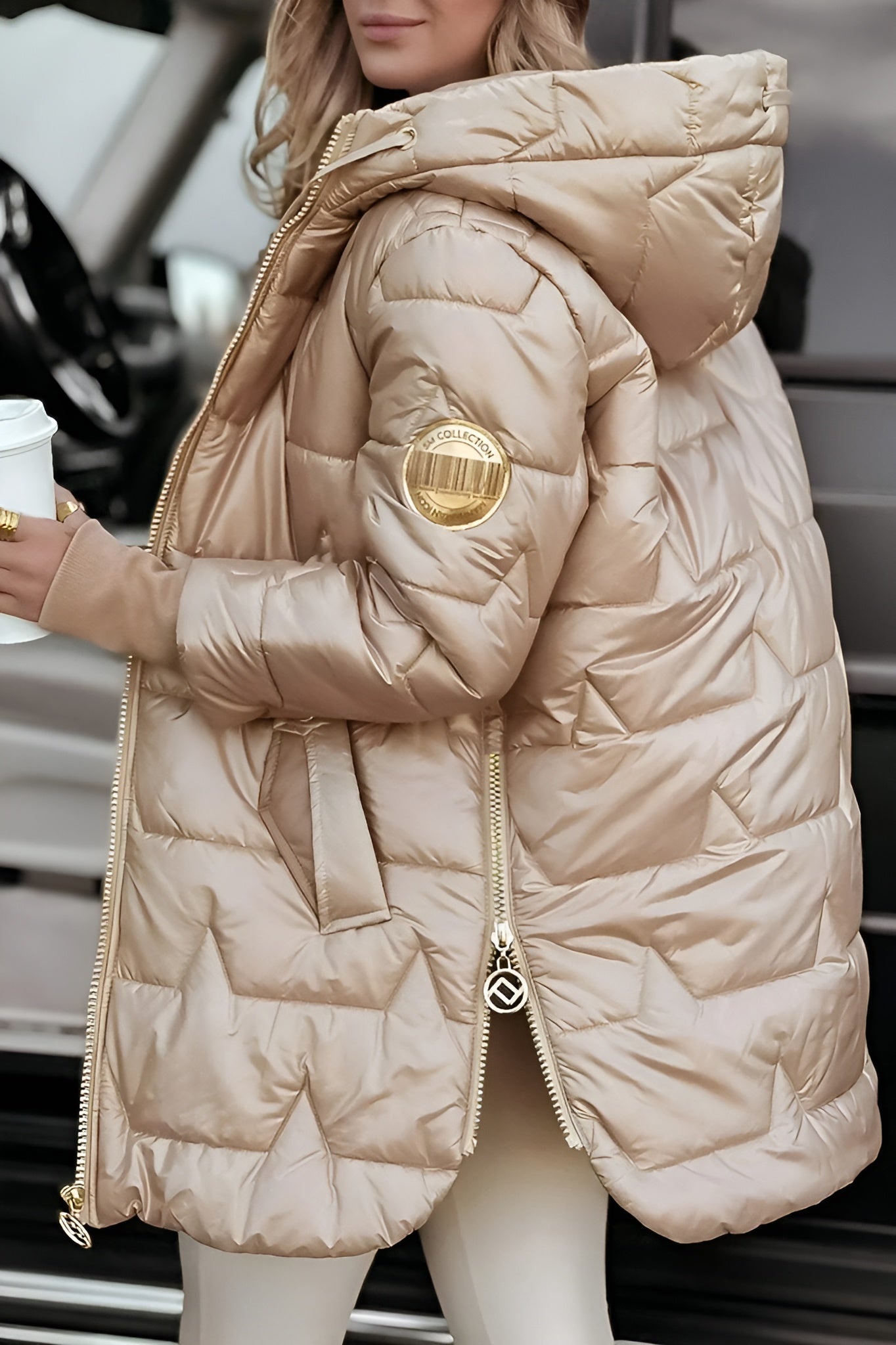 EMMA | Manteau d’hiver élégant – capuche pratique et rembourrage douillet